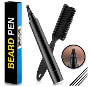 Private label Impermeabile di Lunga Durata <span class=keywords><strong>Barba</strong></span> Matita di Riempimento <span class=keywords><strong>Barba</strong></span> Penna <span class=keywords><strong>con</strong></span> la Spazzola per Gli Uomini - Product Image 2