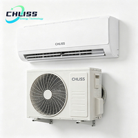 Climatiseur mural split 12000 BTU, unité de climatisation à performance stable et fonctionnement silencieux pour chambre à coucher