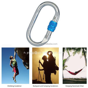 Mousquetons à verrouillage par torsion de qualité industrielle 25 <span class=keywords><strong>KN</strong></span> 5600 <span class=keywords><strong>LB</strong></span>, clips pour hamacs, camping, mousquetons de sécurité robustes pour l'escalade - Product Image 5