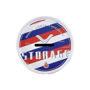 Caja de Almacenamiento Segura <span class=keywords><strong>para</strong></span> Desechos de Cuchillas de Barbería, de Buena Calidad, 14x9cm, Entrada 3.1x0.4cm - Product Image 2