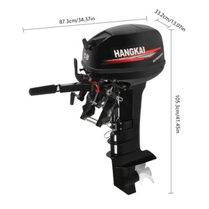 新流行的杭凯9.9hp 2冲程船用舷外艇马达100% 兼容雅马哈发动机 - Product Image 3