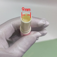 En stock, tubes en plastique vides à remplissage par le haut, fins, de petite capacité, pour échantillons 3g 4g, emballage pour rouge à lèvres, baume à lèvres et cire à lèvres