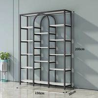 Vitrine d'exposition durable avec éclairage LED personnalisé pour salon de beauté, étagère à cosmétiques - Marque GZowin