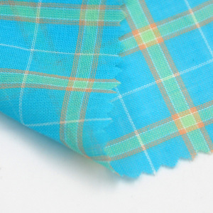 Bán Buôn Bông Nhỏ Màu Sắc Tươi Sáng Kiểm Tra 100% Sọc Sợi Nhuộm Suiting Trẻ Em Áo Sơ Mi Kiểm Tra Vải - Product Image 3