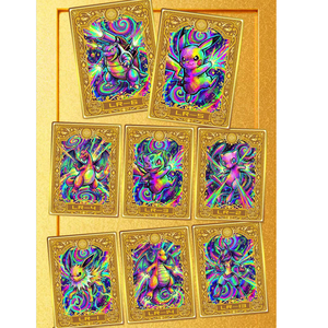Nouvelle Boîte Mystère de Cartes Métalliques Gaufrées Pokémon de Haute Qualité YQ – Cadeau Surprise, Jeux de Société Fan Art, Boîte de Boosters Scellée <span class=keywords><strong>en</strong></span> Gros - Product Image 3