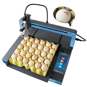 Mesin cetak pengodean tanggal telur otomatis cerdas, mesin cetak cetak cetak cetak kode nomor telur bebek tinta telur Jet Inkjet Printer