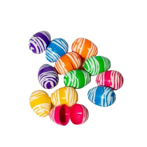 Plastic Filled Easter Eggs 12 pack Assorted Colors Perfect Size Basket for Easter Holiday Hunt Fun