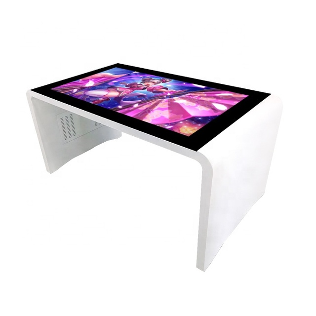 43"-55inch LCD Display Capacitive Touch Screen Coffee Table Waterproof Lcd Monitor Android/win 10 Os Wifi/LAN
