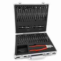 Outils de crochetage de serrures de voiture originaux 32 pièces Lishi 2 en 1 Décodeur d'allumage