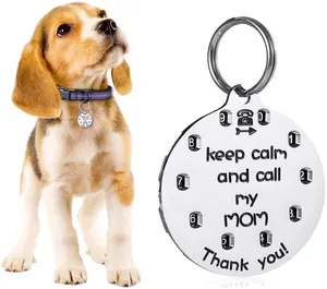 Fee Sample Customised RFID Sticker NTAG215 Dog Tag Nfc Pet Tags