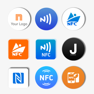 Tùy chỉnh thickniess in ấn Vòng NFC etiqueta xem xét nhãn adhesivo <span class=keywords><strong>RFID</strong></span> Sticker <span class=keywords><strong>HF</strong></span> thẻ cho nhà hàng menu URL xem xét - Product Image 3