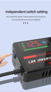Inversor de Corriente Continua a Corriente Alterna ARL ARL-WS205 de 400W, 50/60Hz, Monofásico, Onda Sinusoidal Pura, Alta Eficiencia, para Electrodomésticos - Product Image 2