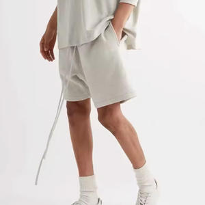 กางเกงขาสั้นลำลองผ้าฝ้ายแท้ 100% ปรับแต่งโลโก้ได้, กางเกงขาสั้นออกกำลังกาย วิ่ง ฟิตเนส, กางเกงขาสั้นลำลองระบายอากาศสำหรับผู้ชาย - Product Image 1