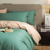 Drap plat en coton 100% certifié OEKO-TEX, taille King, respirant, doux, drap de lit naturel pour la maison moderne, décoration d'hôtel de luxe