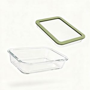 Contenedor Rectangular para Almacenamiento de Alimentos 2025, Lonchera para Comidas Diarias con Tapa de Silicona de Grado Alimenticio Libre de BPA y Ventilaciones - Product Image 4