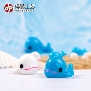 Figuras de Delfín Miniatura de Resina, Adornos Decorativos para el Hogar con Forma de Animal, Artesanía Artística - Product Image 3