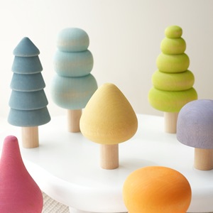 Giocattoli Montessori JET OEM, Blocchi da Costruzione a Forma di Alieno Arcobaleno per il Riconoscimento dei Colori, Giochi Educativi per Bambini - Product Image 4