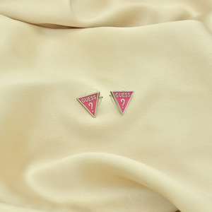 Pendientes de Botón de Diseño Europeo y Americano, Triangulares, Coloridos, de Esmalte, con Letras, Versátiles, Elegantes y Lujosos, Estilo <span class=keywords><strong>GUESS</strong></span> - Product Image 4