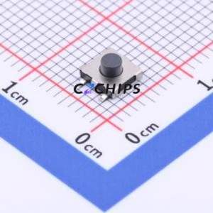 GT-TC070B-H025-L1 Tactile Switch SMD Switch Single Pole Single Throw Round Button 2.5N Vertical Mount - Product Image 1