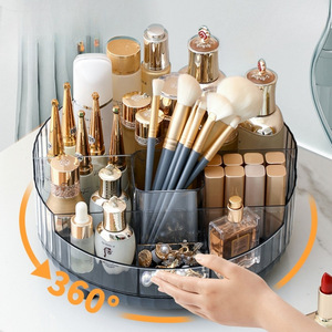 Organizador Giratorio de Cosméticos para Escritorio M0B - Estilo Redondo Premium y Popular para Organizar Productos de Cuidado de la Piel y Mesas de Maquillaje - Product Image 5