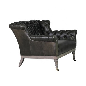 Nhà Sản Xuất Vải Bọc Thiết Kế Shayne Phòng Khách Da Thật Tufted Pháp Cổ Điển Ghế Nội Thất Chesterfield <span class=keywords><strong>Sofa</strong></span> - Product Image 2