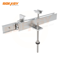 Solar-Montageteile Aluminium PV-Solarmodul-Klemmen Maßgefertigte Aluminium-Mittelklemme Endklemme