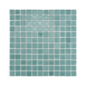 Mosaico Bruma Verde Acqua 30,5x30,5 Cm 5 Mm Lucido con Bordi Irregolari - Product Image 4