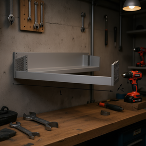 Étagère de rangement pour outils 5003 S, longueur 500 mm, métal robuste, fixation murale, pour atelier et garage - Product Image 3