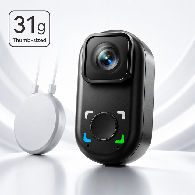 2026 Digital Video Recorder Mini Body Camera Small Thumb Camera 4K Action Camera with Wifi