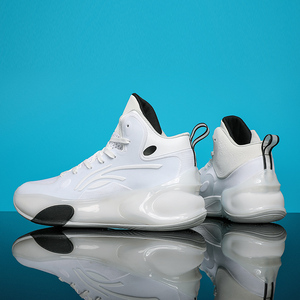 Dropshipping Sneakers de style <span class=keywords><strong>basket</strong></span>-ball avec logo personnalisé pour hommes, <span class=keywords><strong>plateforme</strong></span> épaisse, haute tige, grande taille, chaussures de sport pour hommes - Product Image 5