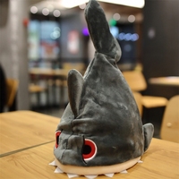 Offre Spéciale Requin Électrique Secouant Chanson Chapeau En Peluche Jouets Drôle En Peluche Animal Chapeau Cadeau D'anniversaire