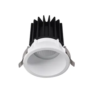 Commercial Lighting Recessed LED Dimmable Spotlight 8W 15W 28W Anti Glare Downlight