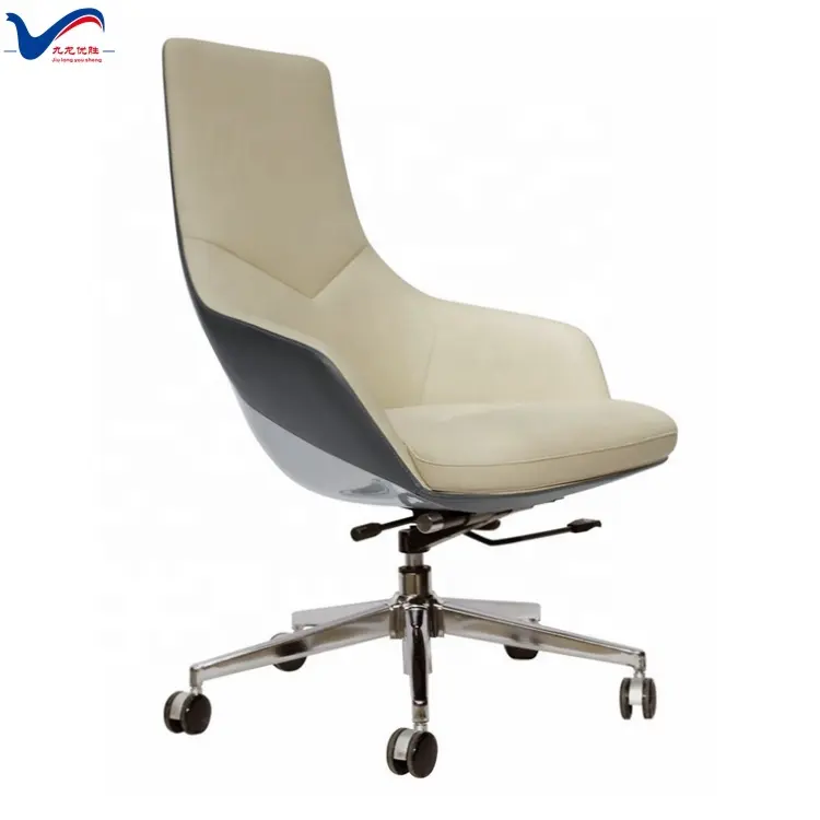 本物の革の人間工学に基づいたオフィスチェア製造椅子事務局回転椅子