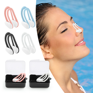 Clip per naso professionali accessori riutilizzabili per <span class=keywords><strong>piscina</strong></span> Clip per naso in plastica per nuoto polmone Tes in Silicone per immersioni libere Clip per naso - Product Image 6