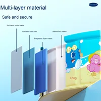 Piscine pliable en PVC sous licence JellieMons IP, 160/200, auvent en option, 4 tailles, multi-usages, piscine à balles, baignoire pour animaux de compagnie, résistante aux UV
