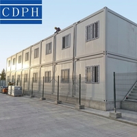 Solution de bâtiment modulaire préfabriqué pour camp et bureau avec structure en acier galvanisé pour l'exploitation minière et la construction