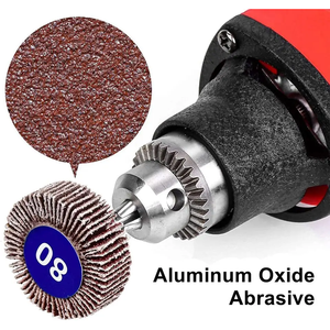 Livraison gratuite en 24h aux États-Unis, stock local américain, lot de 5 disques à lamelles de 1/8\" pour outil rotatif Dremel, meuleuse, disques de ponçage pour peinture - Product Image 3