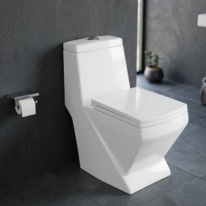 Gran oferta, armario de agua de una pieza de cerámica sudamericana, sifónico, trampa en S, inodoro, artículos sanitarios personalizados, silla con inodoro para Baño - Product Image 1