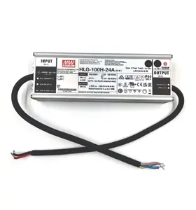 MeanWell HLG-240H-12A comutação 240W 80W 100W 120W 185W 320W 480W 600W fonte de alimentação à prova d'água 12V 24V 36V 48V driver de LED