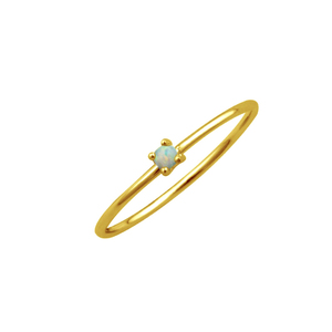 Bagues en saphir minimalistes ROXI, bijoux en argent 925, bague en opale en or 18 carats - Product Image 1