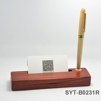 Boîte à stylos en bois de noyer personnalisable à succès en 2025, boîte à stylos rectangulaire, ensemble de boîtes à stylos pour cadeaux, produits promotionnels de bureau