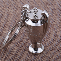 Porte-clés de championnat en métal 3D personnalisé Trophée de football Porte-clés Trophy Soccer Club Porte-clés