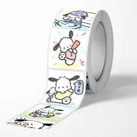 Rouleau d'autocollants mignons en vrac pour lettres de correspondance, cartes d'anniversaire, bullet journal, étiquettes décoratives