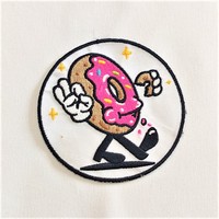 Patchs de broderie personnalisés pour vêtements, à coudre au fer sur la bordure de Merrow, lettre découpée à chaud, Logo Animal, Offre Spéciale