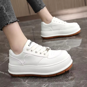 Chaussures pour femmes fabriquées en Chine, tendance mode, chaussures plateforme, chaussures blanches classiques respirantes - Product Image 3
