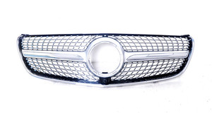 Grille de pare-chocs avant <span class=keywords><strong>prix</strong></span> usine pour <span class=keywords><strong>Mercedes</strong></span> Benz Vito classe V V260 V250 grilles étoiles à grille verticale W447 gril GT - Product Image 4