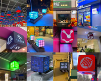 Schermo LED Cubo Elettronico RGB Magico a Colori per Interni ed Esterni, Display Pubblicitario per Negozi, Parete Video LED