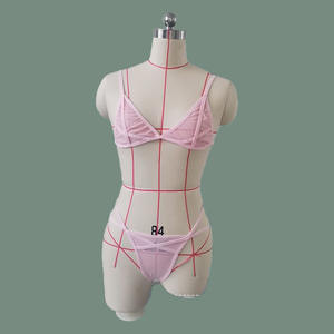 Женское нижнее белье больших размеров, 2024 женское модное сексуальное бикини, сетчатая пряжа, прозрачное ажурное нижнее белье больших размеров, оптовая продажа - Product Image 4