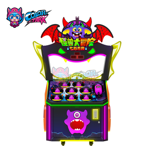 เครื่องเล่นเกมหยอดเหรียญในร่ม สีสันสดใส ราคาถูก สำหรับเด็ก เกมตีมอนสเตอร์กบ - Product Image 5