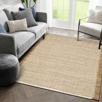 2025 nouveau Design Jute tapis coureur écologique à la main brodé prière Jute tapis de sol et tapis à vendre